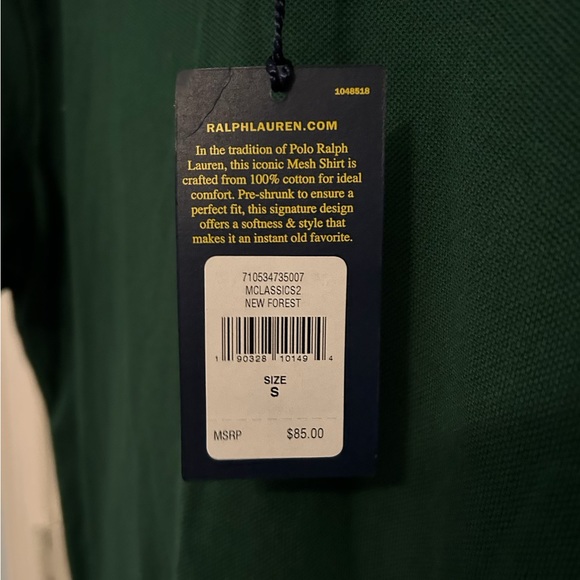 GREEN RALPH LAUREN POLO NWT - Picture 4 of 5
